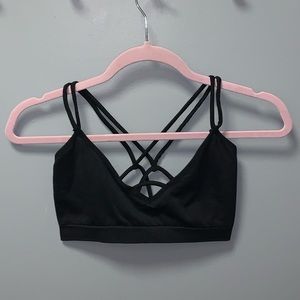 Xhilaration Cut-Out Strappy Bralette